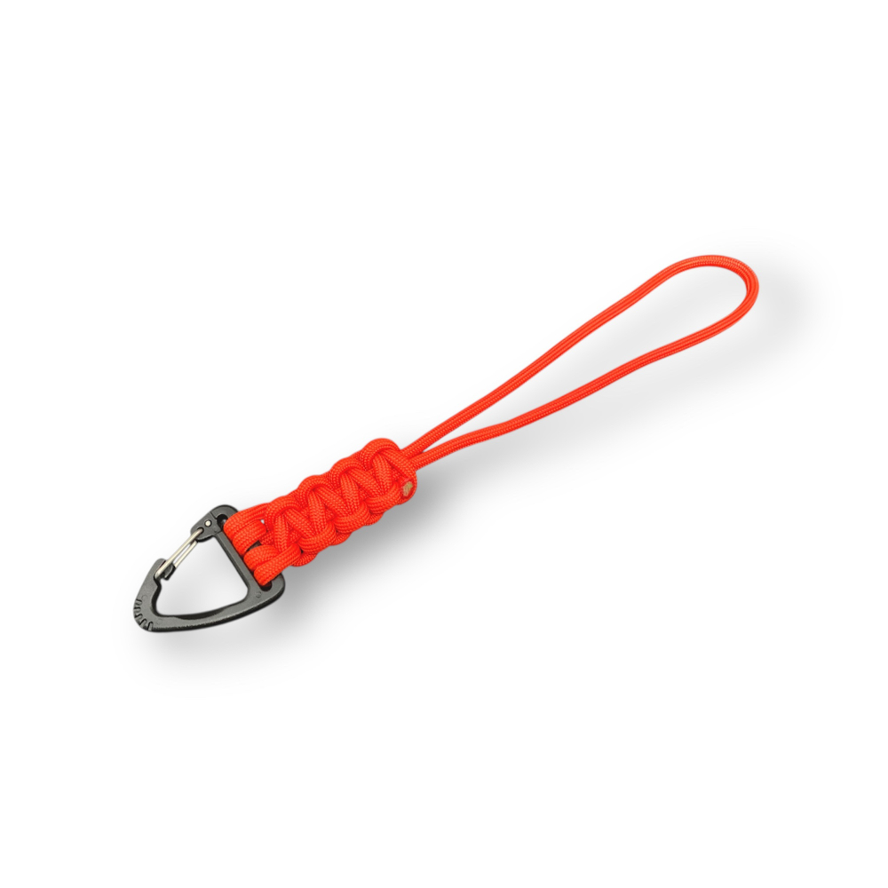 Темляк Из Паракорда С Карабином Красный / 20 см | ATRIBUTICASTORE.RU