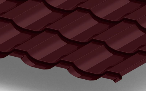 Металлочерепица Трамонтана с покрытием PURETAN®, 0,50 мм, цвет RR 29