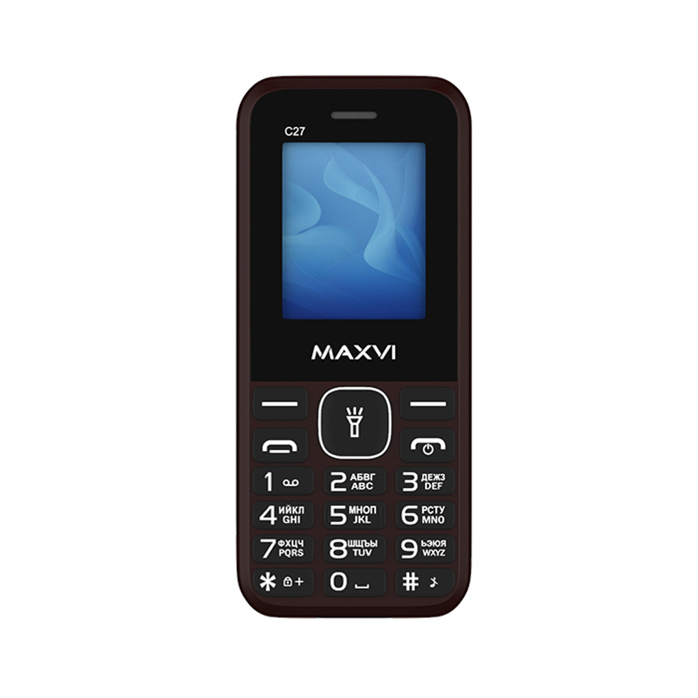 Сотовый телефон Maxvi C27 Brown