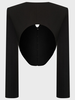 Жакет с открытой спиной