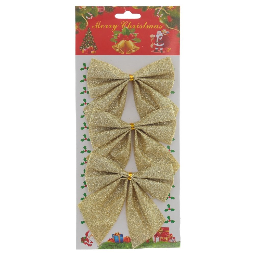 GAEM Набор из 3шт Изделие декоративное "Бант", L13,5 W1 H29 см, 5в.