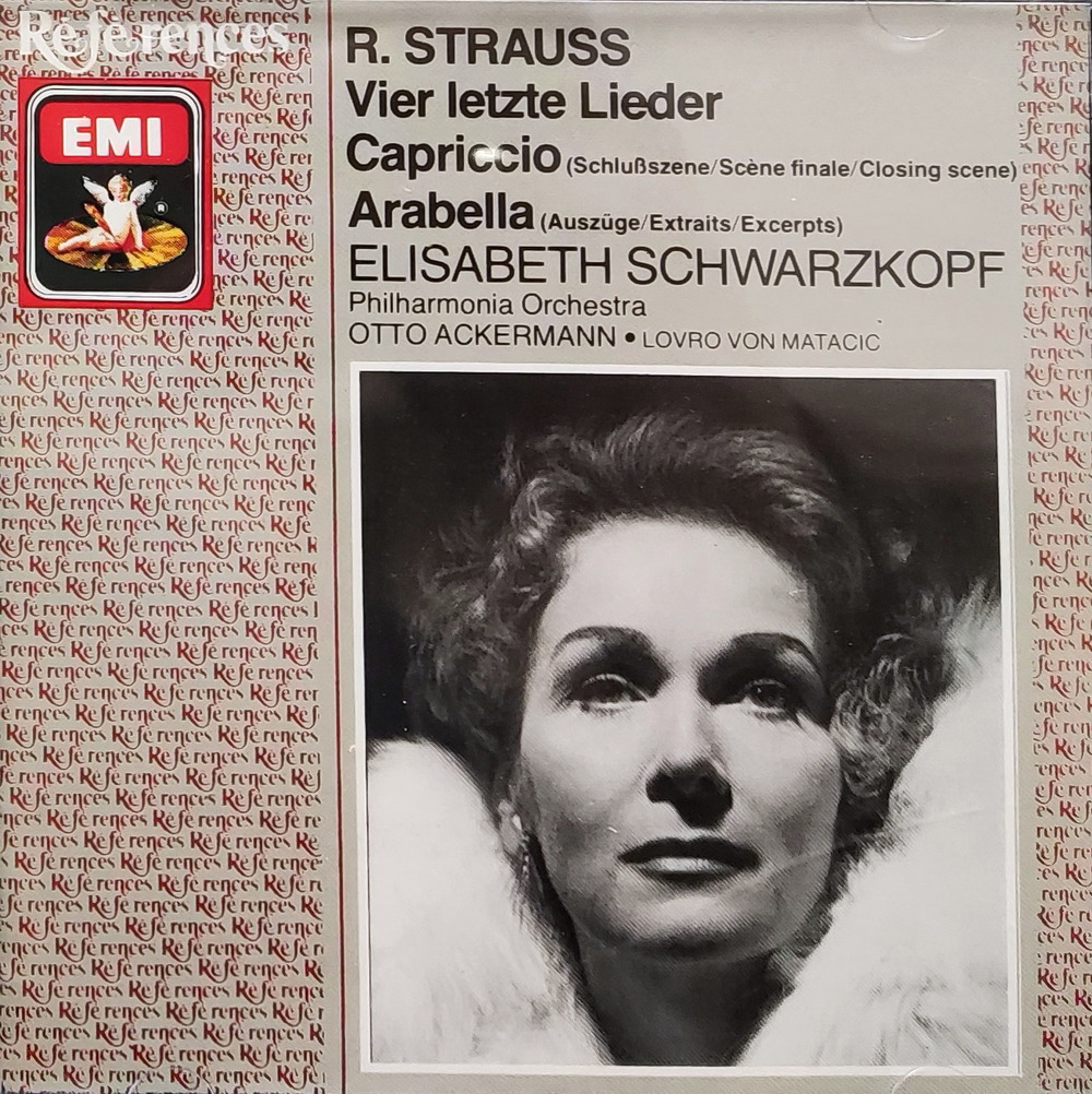 Elisabeth Schwarzkopf, Philharmonia Orchestra, Otto Ackermann / R. Strauss: Vier Letzte Lieder, Capriccio Closing Scene (CD)