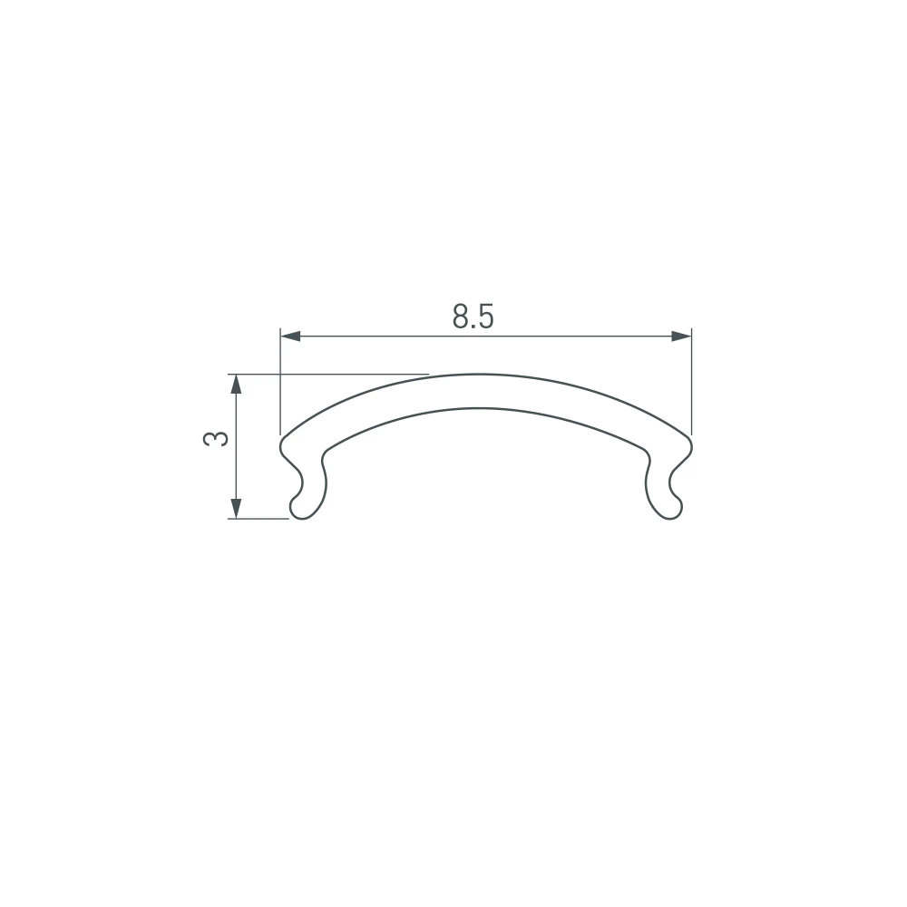 Экран WARDROBE-1530-2000 OPAL (Arlight, Пластик) 050159