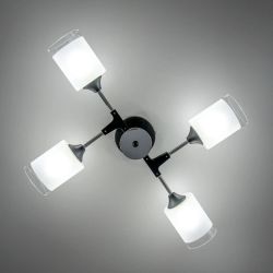 Citilux Эрик CL136145 Люстра потолочная Чёрная