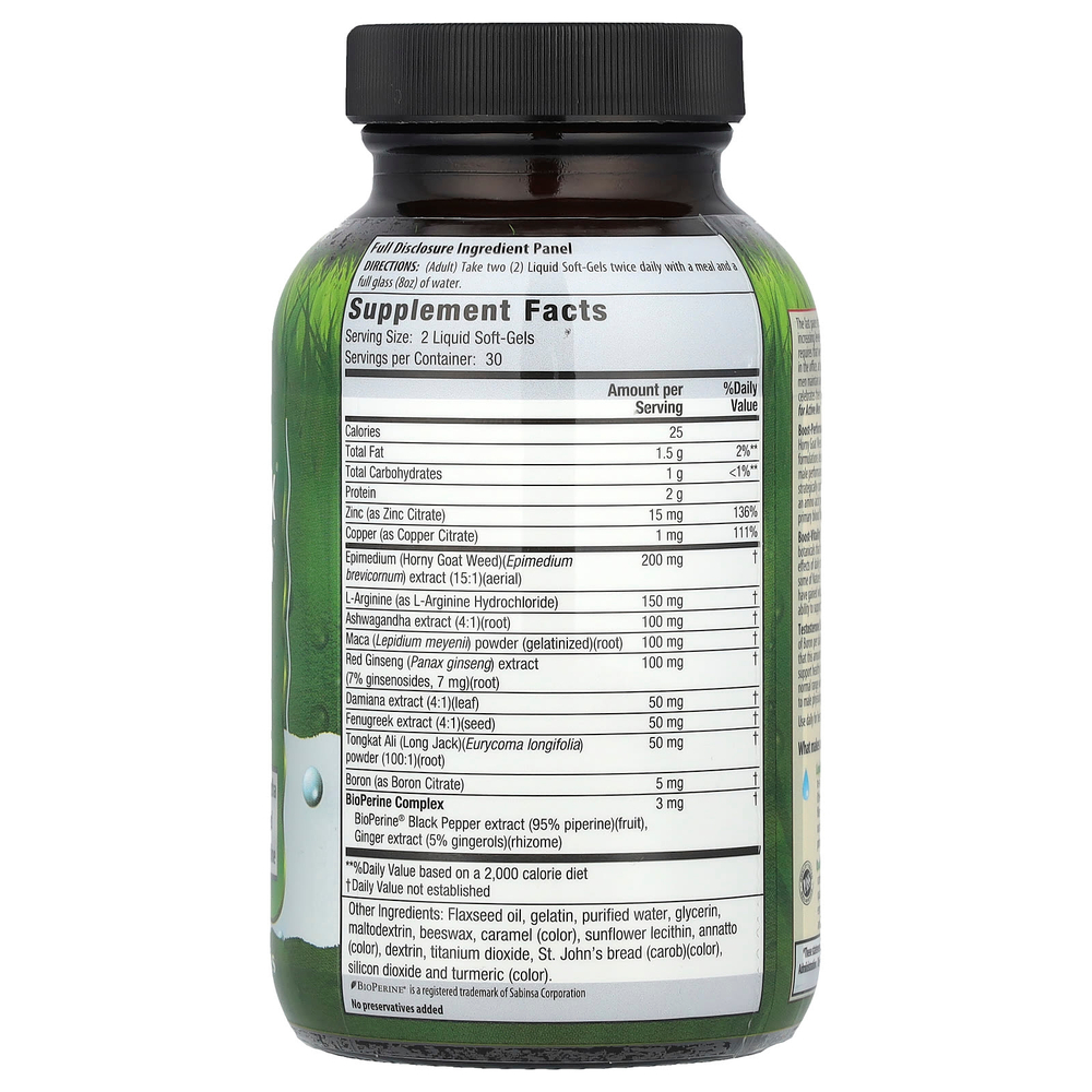 Irwin Naturals, Libido-Max® для активных мужчин, 60 желатиновых капсул