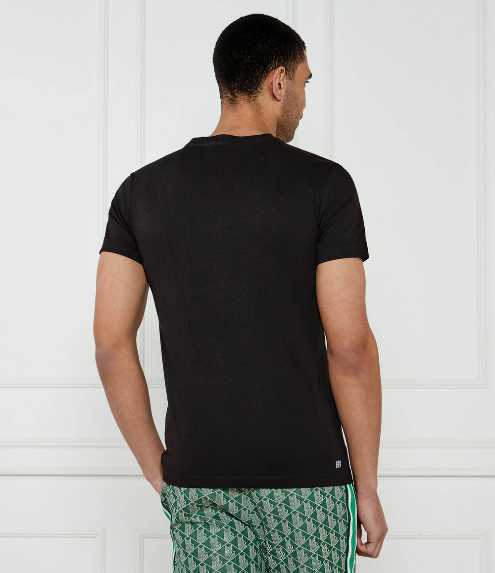 Футболка Lacoste - черный(TH2042)