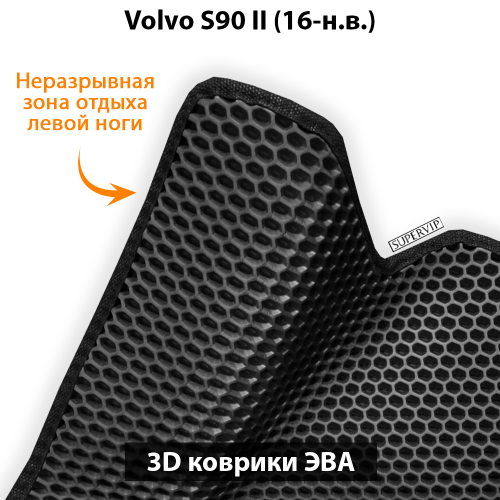 Передние автомобильные коврики ЭВА для Volvo S90 II (16-н.в.)