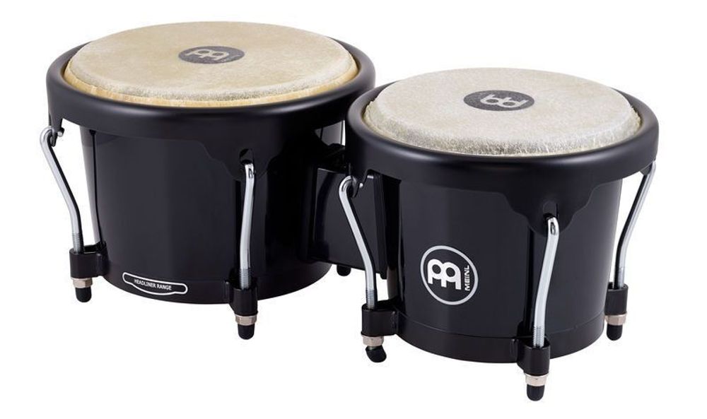 Journey Bongos Бонго Пластиковые 6,5&quot;Х7,5&quot;, Цвет Чёрный Meinl Hb50Bk