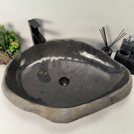 Раковина из речного камня RS-64963 76*54*15 0863