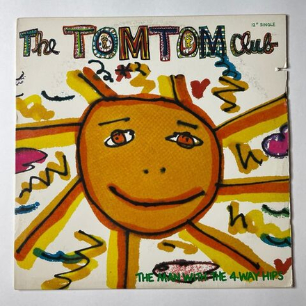 Винтажная виниловая пластинка LP The Tom Tom Club The Man With The 4 Way Hips (USA 1983) Maxi Single 45 RPM