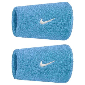 Теннисные напульсники Nike Swoosh Double-Wide 2P - university blue/white
