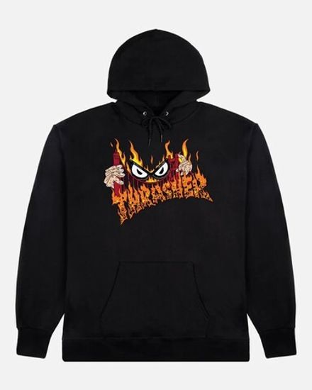 Толстовка THRASHER SUCKA FREE BY NECKFACE BLACK