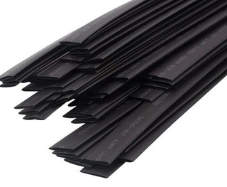 Кембрик с Клеевым слоем  ( 9мм)  REXANT черная (1м) 260009