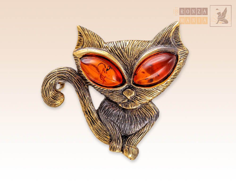 брошь Лисичка