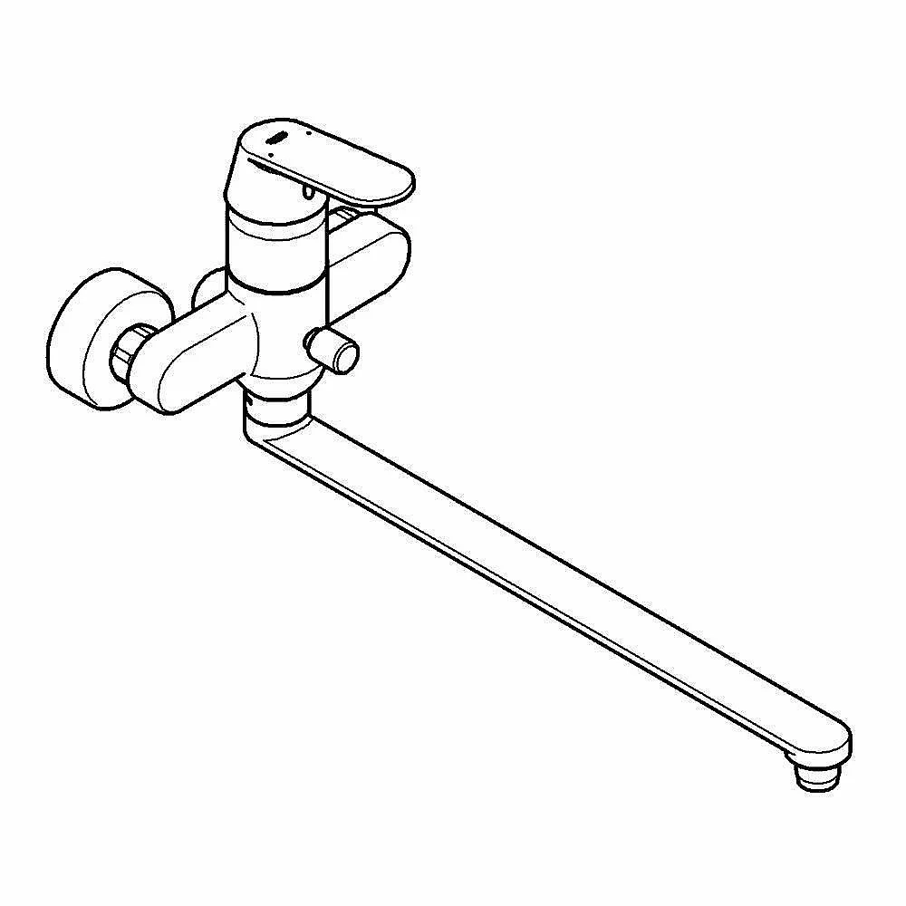 Смеситель для ванны Grohe Eurosmart Cosmopolitan 32847000 хром