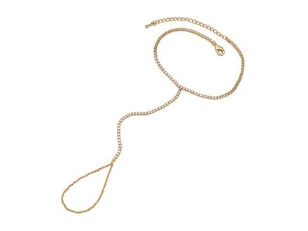 Слейв-браслет "Дорожка" со стразами