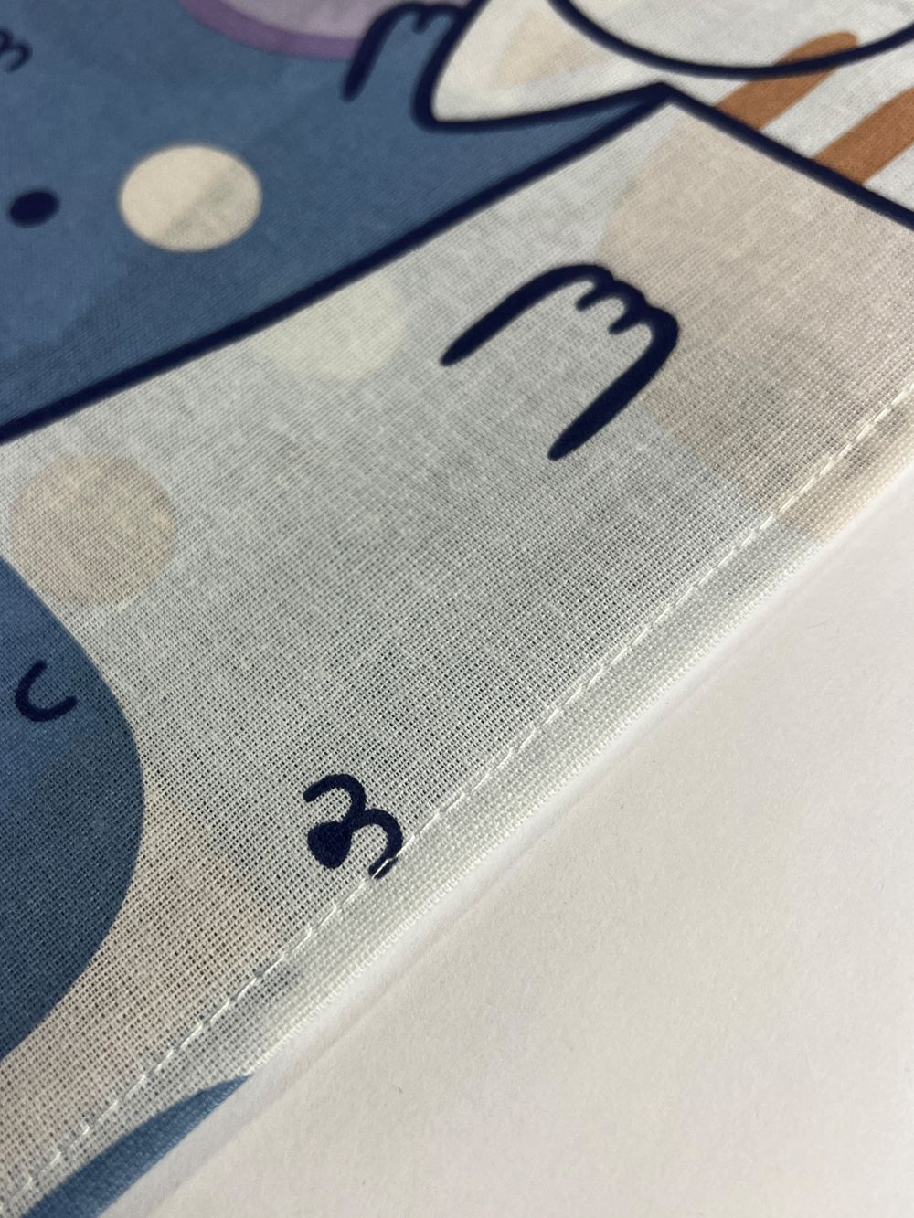 Наволочка комплект 2шт бязь Сказка "Feline" 40х40 см на молнии