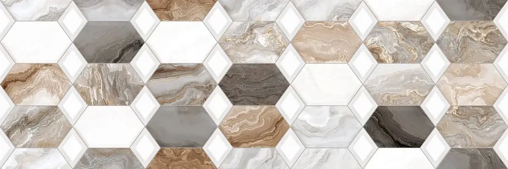 Декор настенный Primavera Hypnose Grey Decor 05 30x90 см (DG10-05)