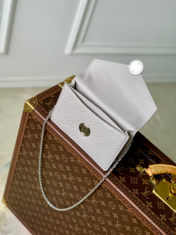 Louis Vuitton Wallet On Chain Rosy