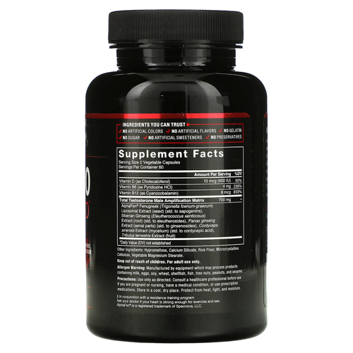 Force Factor, Test X180 Legend ™, 120 капсул