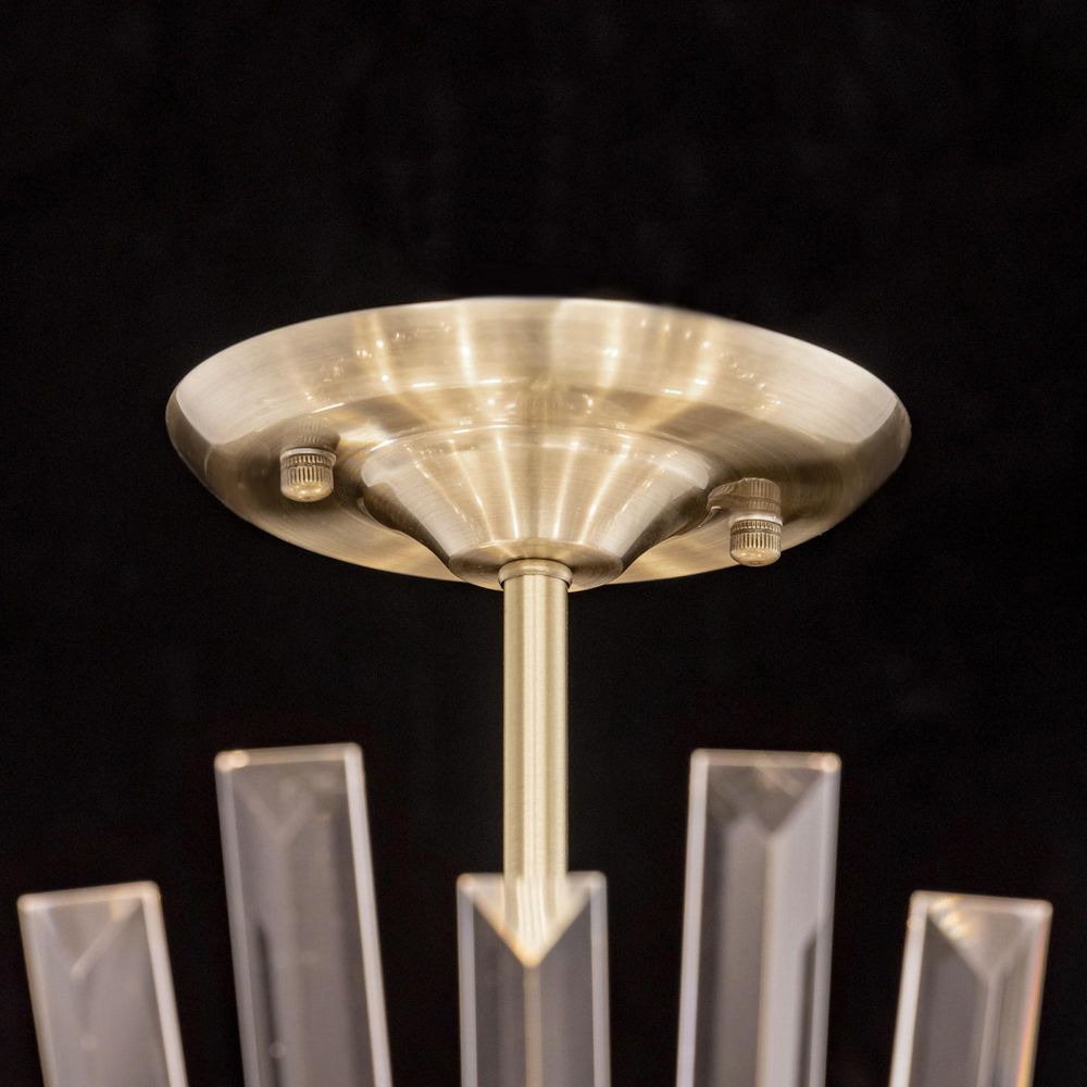 Citilux Вестерос CL307163 Люстра хрустальная потолочная Бронза