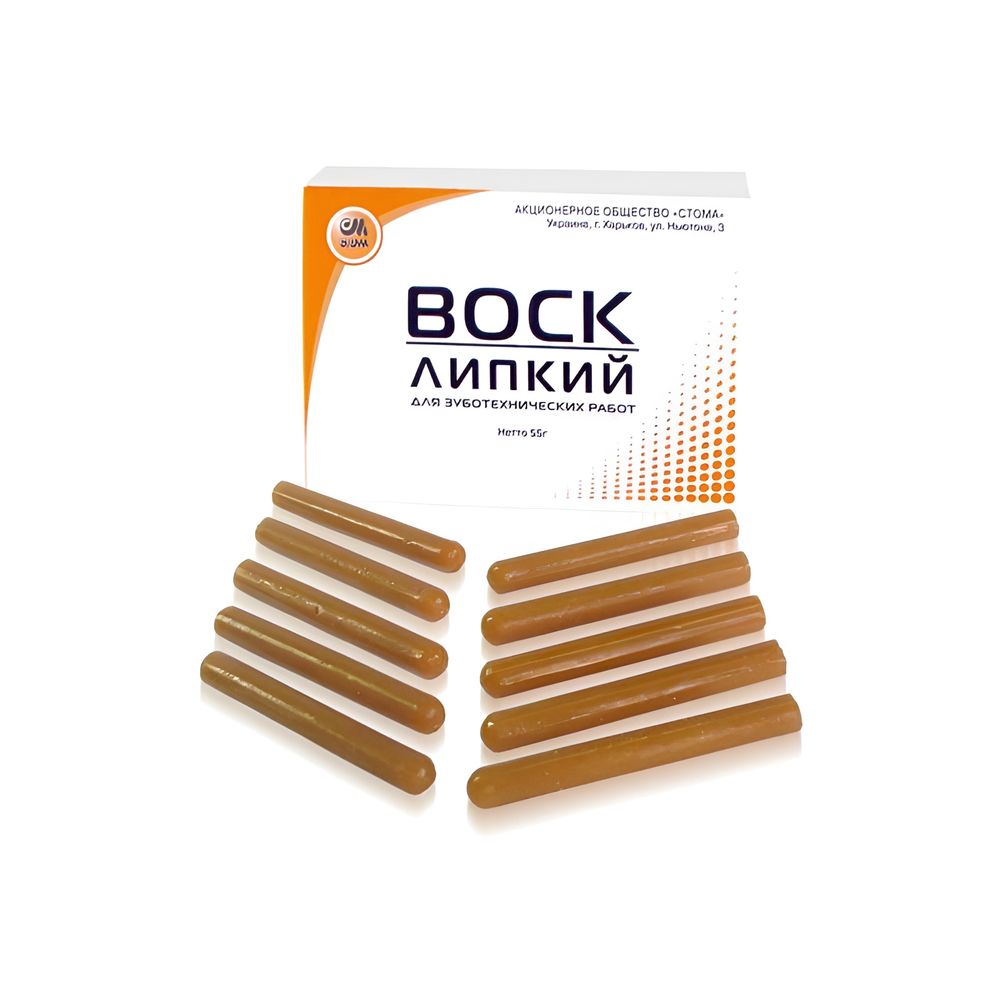 Воск липкий (50гр.), зуботехнический, Стома