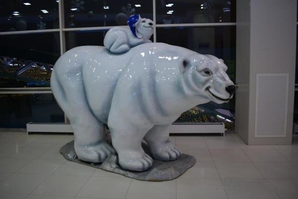 фотозона "Медведица с медвежонком"