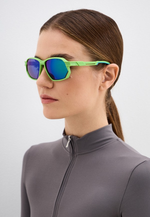 Спортивные очки HILX Syndicate Matt Solid Green / Green Polarized Lens