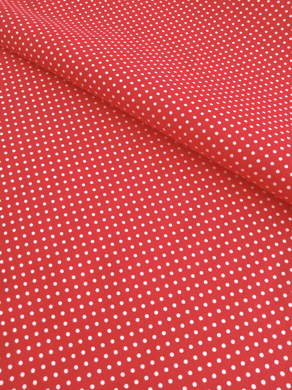 Ткань бязь плательная, рис. "Горох 2мм", ширина 150 см, арт. 040