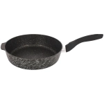 Сковорода глубокая 26см с ручкой «Грация» (черный/серебро) сгчс260а