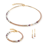 Колье Coeur de Lion Grey-Purple 4354/10-1208