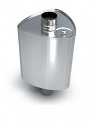 Бак TMF Байкал 50л нержавеющий на трубу d-115мм с водяным контуром 32447