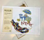 Набор для вышивания с деревянной рамкой (мулине 100% хлопок ) 15х20 см Германия