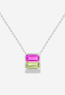 Колье из серебра "Прогулка на рассвете"