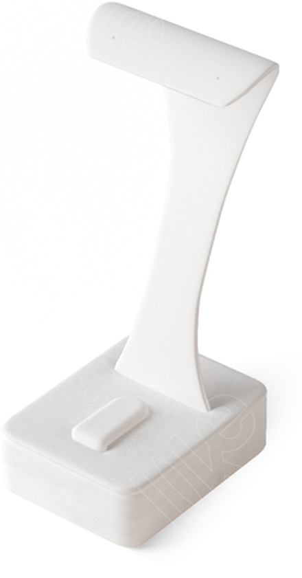 Подставка для гарнитура/кобра/2 отверстия/язычок/квадратное основание