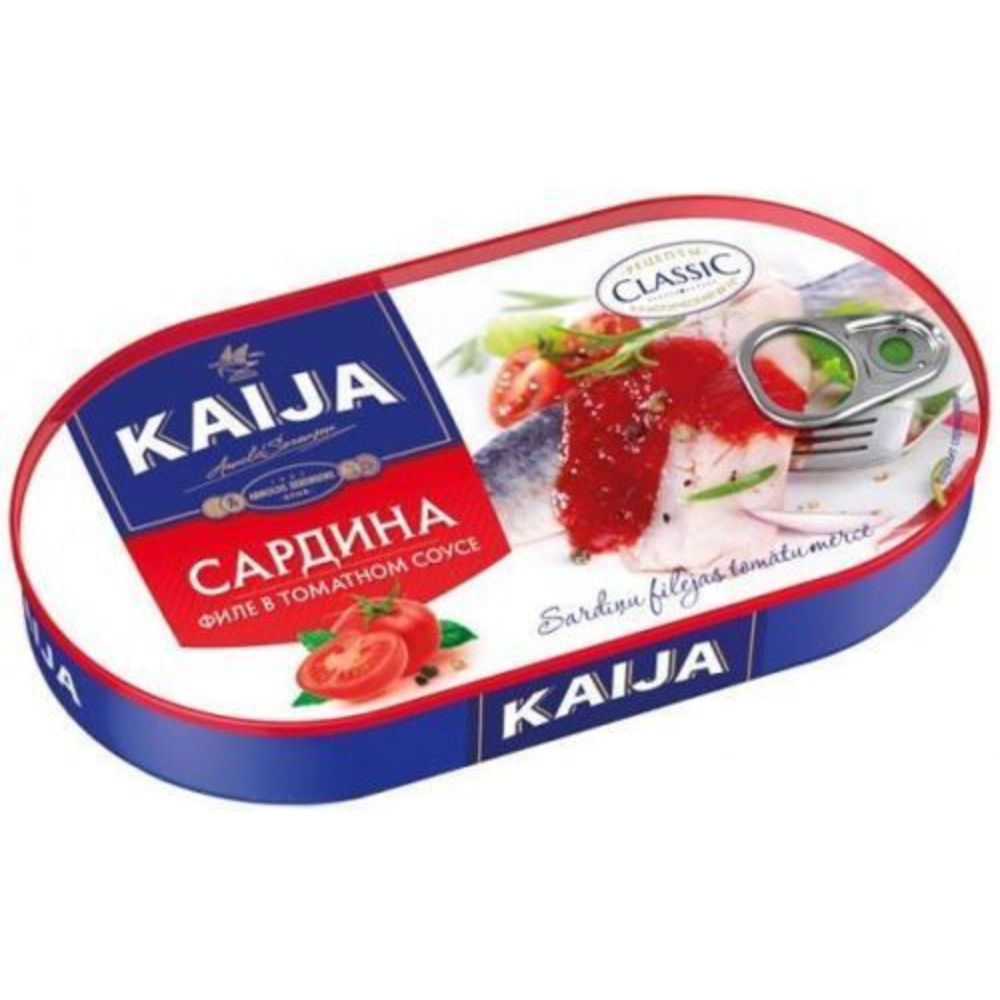 Сардина KAIJA в томатном соусе 170 гр