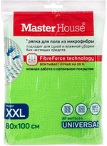 Тряпка д/пола Master House XXL 80х100см, микрофибра