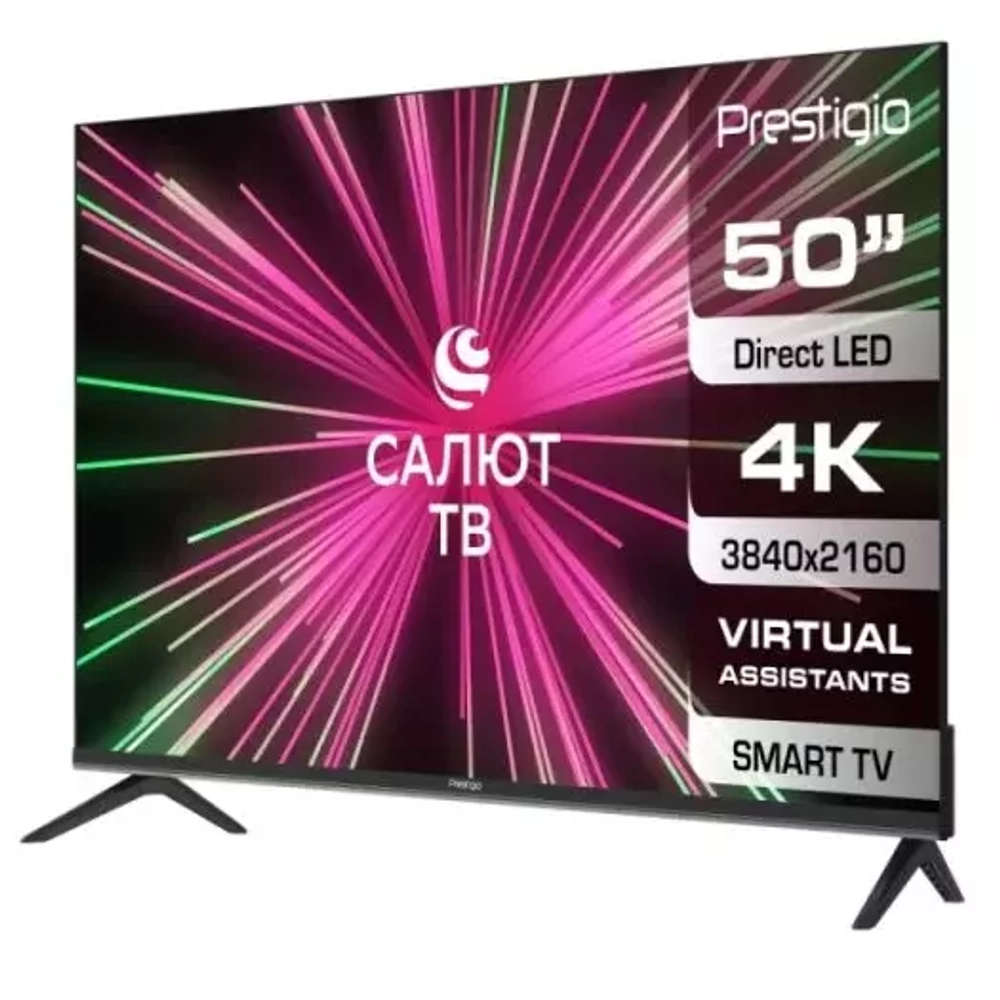 Телевизор Prestigio 50" PTV50SS07X_CIS_BK