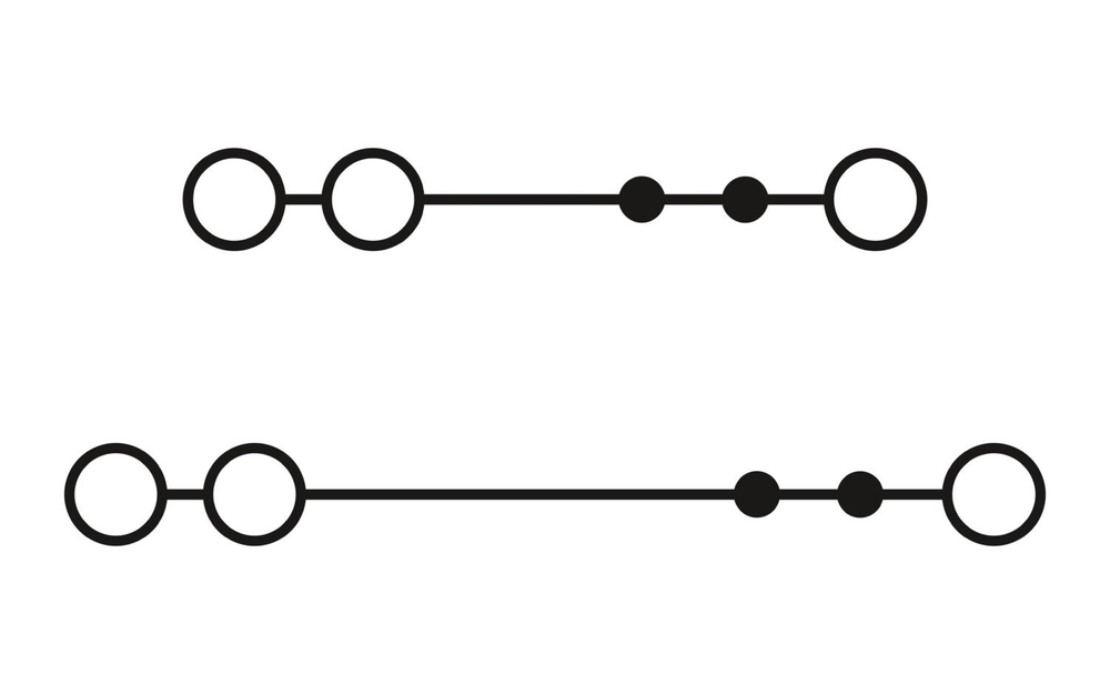 1032733 - PTTBS 2,5-TWIN/U-OG/O-GN - Двухъярусные клеммы