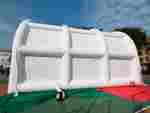 Надувной шатёр для техники белого цвета, 12*8*7 м