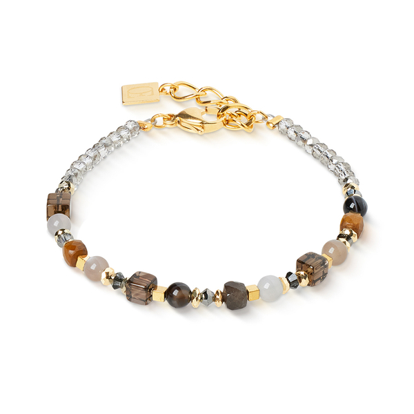 Браслет Coeur de Lion Brown-Grey 4347/30-1112