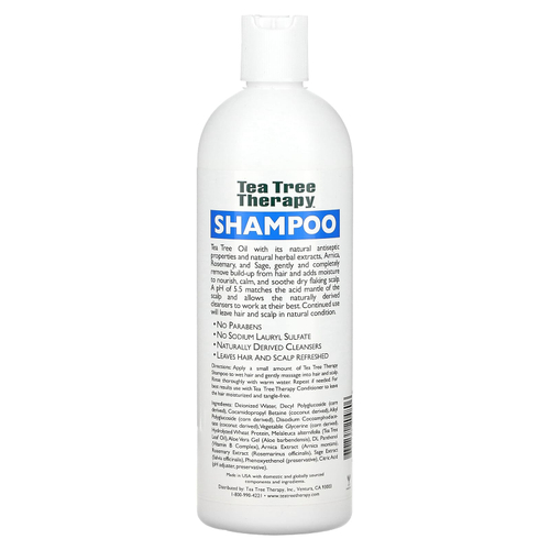 Tea Tree Therapy, Шампунь, с маслом чайного дерева и экстрактами трав, 473 мл (16 жидк. унц.)