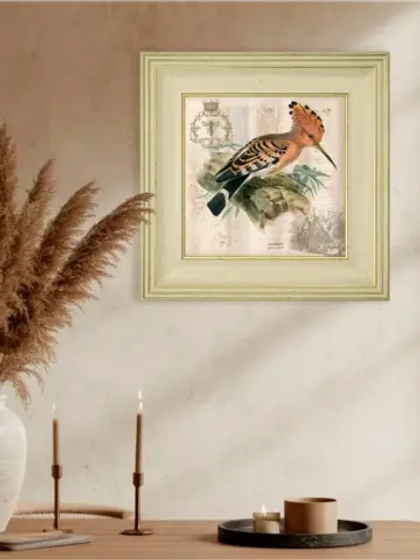 Картина интерьерная на холсте в раме "Птички" 30*30 см