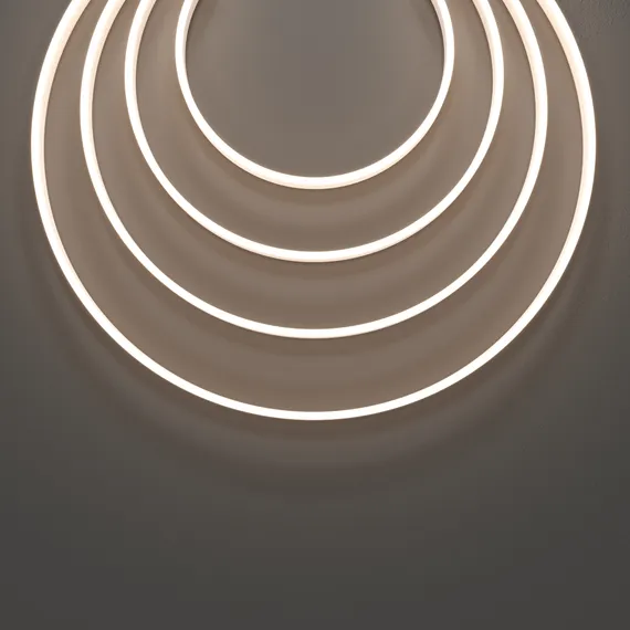 Гибкий неон 10х4 24В 9,6 Вт/м 3000K IP67 5м Led Strip 432037