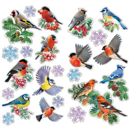 Наклейка НГ1769 Наклейки (21глит.) НГ Птицы И 46500