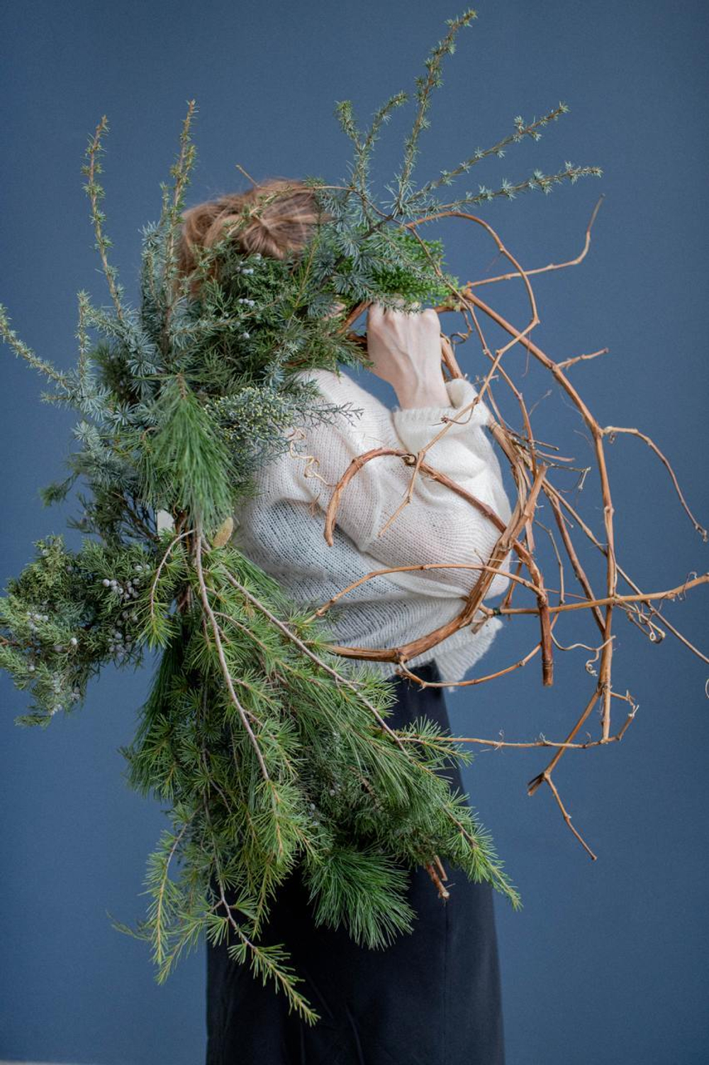 Венок Green wooden