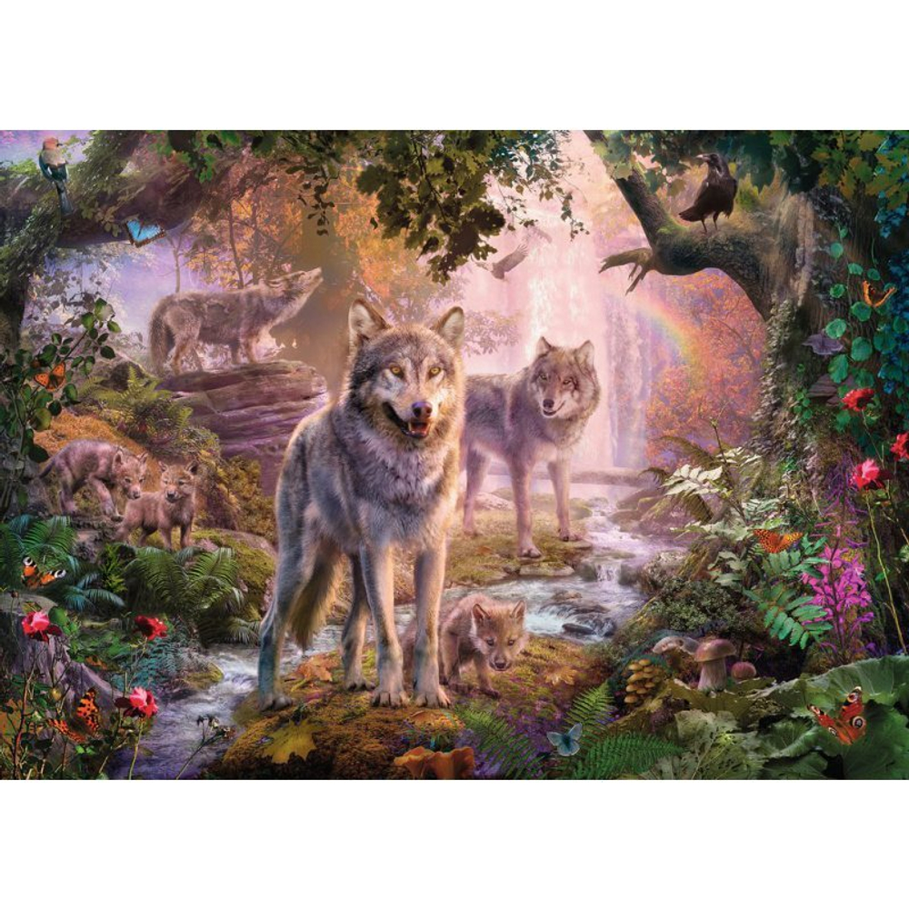 Ravensburger - Пазл Волки летом 1000 деталей. 151851