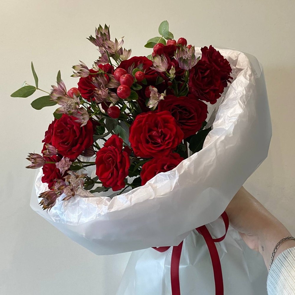 Букет с астранцией