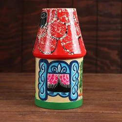 Матрешка "Теремок" 7 кукольная. Высота самой большой куклы 19см