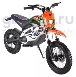 Электромотоцикл мини кросс WHITE SIBERIA SOCHI 1300w (Оранжевый)